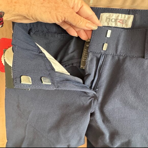 Horze Grand Prix Riding Breeches Blue Extend CKP Lds Ladies Sz 36R NWT equestria - Picture 3 of 14